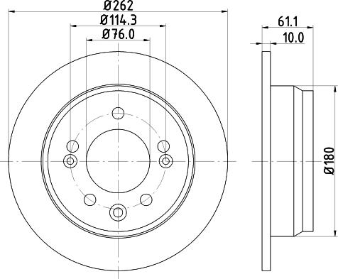 Mintex MDC2055 - Kočioni disk www.molydon.hr