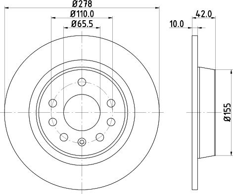 Mintex MDC2037 - Kočioni disk www.molydon.hr