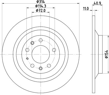 Mintex MDC2027 - Kočioni disk www.molydon.hr