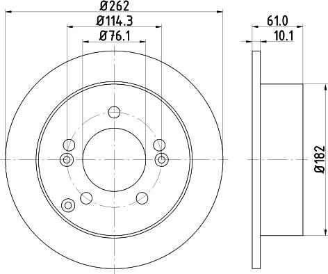 Mintex MDC2125 - Kočioni disk www.molydon.hr