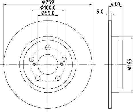 Mintex MDC2171 - Kočioni disk www.molydon.hr