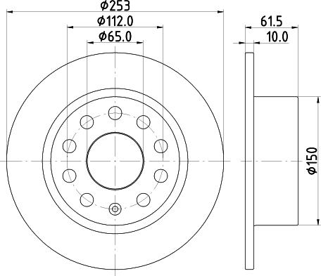 Mintex MDC2891C - Kočioni disk www.molydon.hr