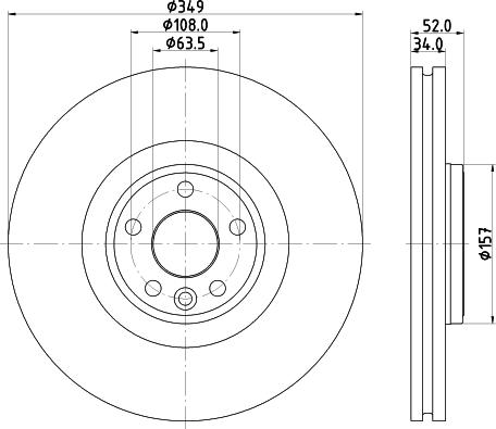 Mintex MDC2862C - Kočioni disk www.molydon.hr