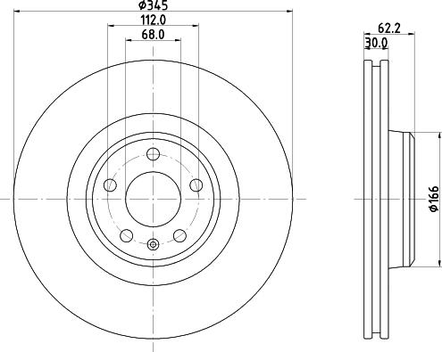 Mintex MDC2830C - Kočioni disk www.molydon.hr