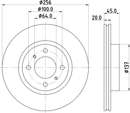 Mintex MDC2831C - Kočioni disk www.molydon.hr