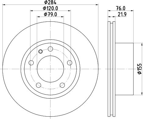 Mintex MDC283 - Kočioni disk www.molydon.hr