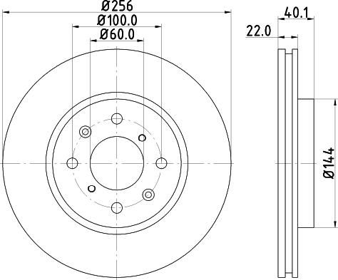 Mintex MDC2304 - Kočioni disk www.molydon.hr