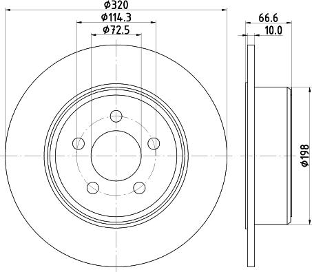 Mintex MDC2311 - Kočioni disk www.molydon.hr