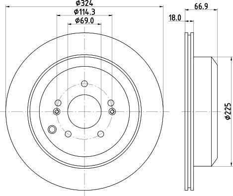 Mintex MDC2387 - Kočioni disk www.molydon.hr