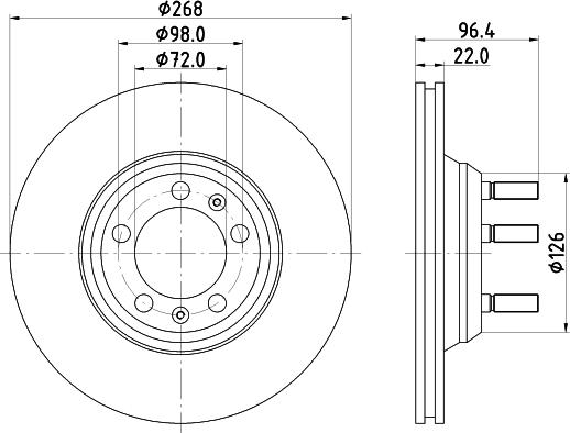 Mintex MDC238 - Kočioni disk www.molydon.hr