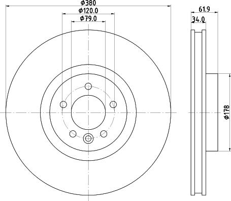 Mintex MDC2334C - Kočioni disk www.molydon.hr