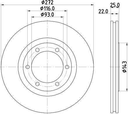 Mintex MDC2324 - Kočioni disk www.molydon.hr