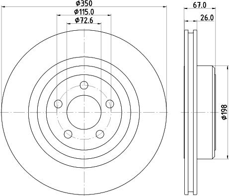 Mintex MDC2320 - Kočioni disk www.molydon.hr