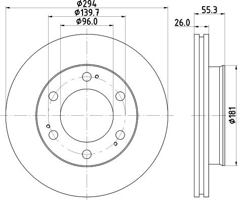 Mintex MDC2244 - Kočioni disk www.molydon.hr