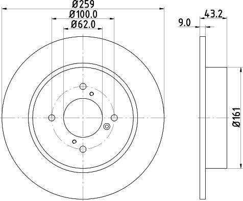 Mintex MDC2267 - Kočioni disk www.molydon.hr