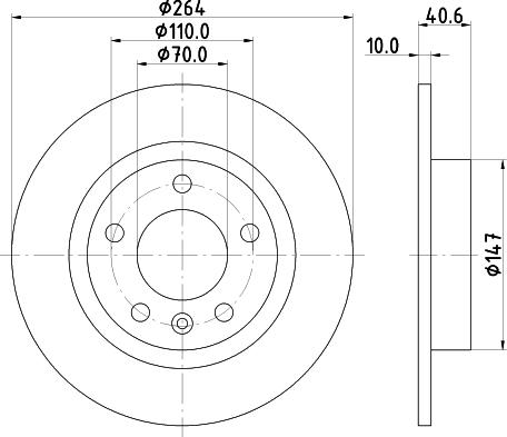 Mintex MDC2230 - Kočioni disk www.molydon.hr