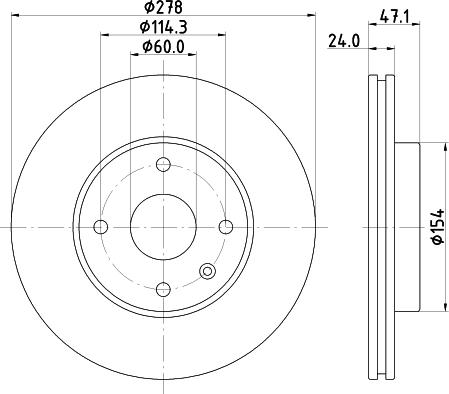 Mintex MDC2233 - Kočioni disk www.molydon.hr