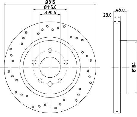 Mintex MDC2790C - Kočioni disk www.molydon.hr