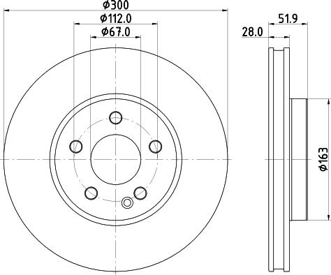 Mintex MDC2798C - Kočioni disk www.molydon.hr