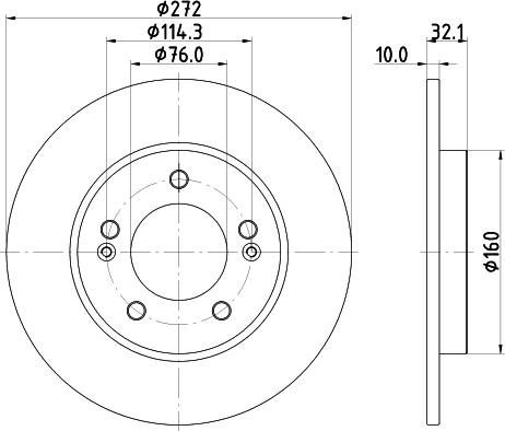 Mintex MDC2797C - Kočioni disk www.molydon.hr