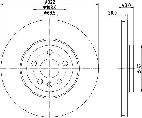 Delphi BG9236C - Kočioni disk www.molydon.hr