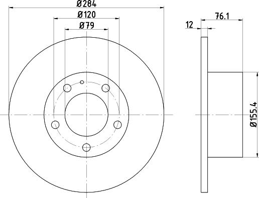 Mintex MDC270 - Kočioni disk www.molydon.hr