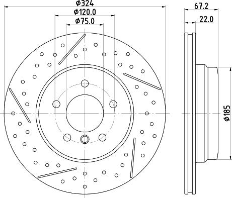 Mintex MDC2716 - Kočioni disk www.molydon.hr