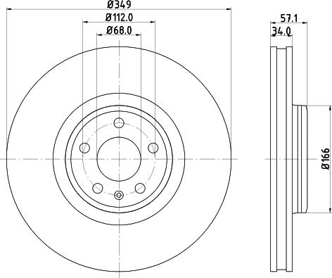 Mintex MDC2785C - Kočioni disk www.molydon.hr