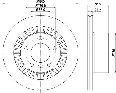 Mintex MDC2783C - Kočioni disk www.molydon.hr