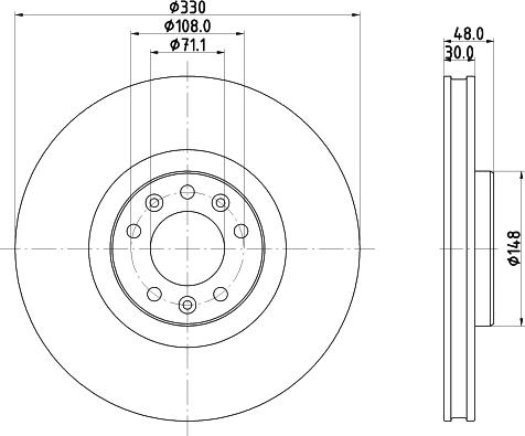 Mintex MDC2774 - Kočioni disk www.molydon.hr