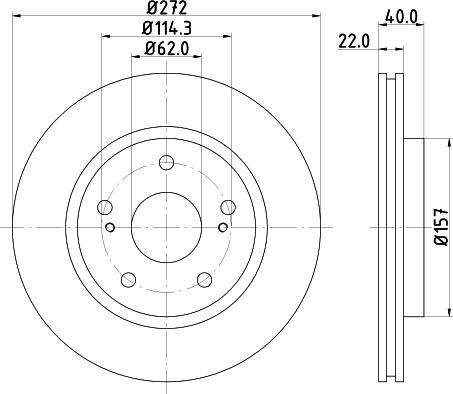 Mintex MDC2777C - Kočioni disk www.molydon.hr