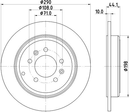 Mintex MDC701 - Kočioni disk www.molydon.hr