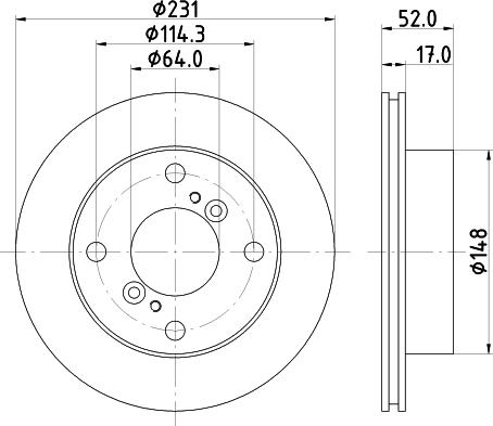 Mintex MDC714 - Kočioni disk www.molydon.hr