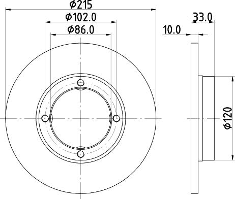 Mintex MDC713 - Kočioni disk www.molydon.hr