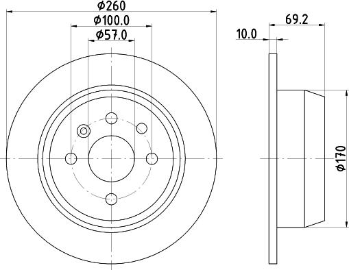 Mintex MDC786 - Kočioni disk www.molydon.hr