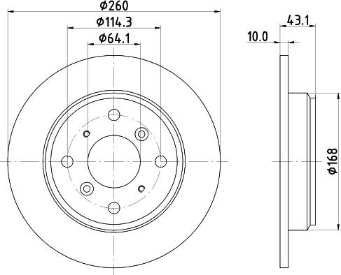 Mintex MDC783 - Kočioni disk www.molydon.hr