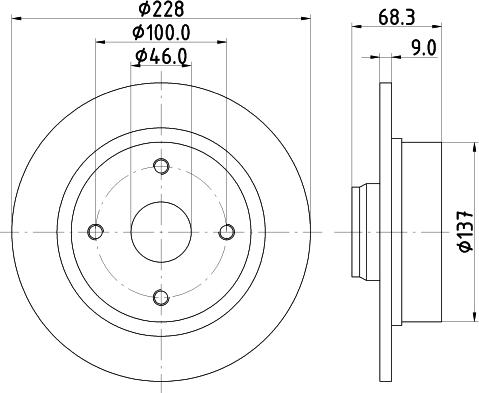 Mintex MDC733 - Kočioni disk www.molydon.hr