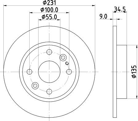 Mintex MDC772 - Kočioni disk www.molydon.hr