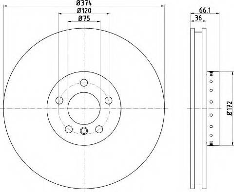 Mintex MDCB2590L - Kočioni disk www.molydon.hr