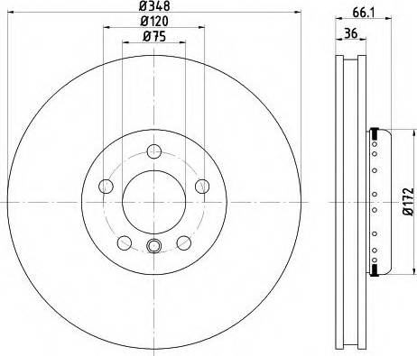 Mintex MDCB2580L - Kočioni disk www.molydon.hr