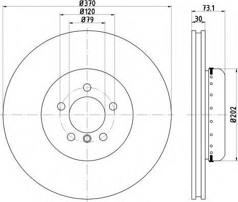 Mintex MDCB2575 - Kočioni disk www.molydon.hr