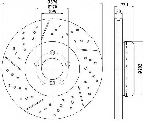 Mintex MDCB2576 - Kočioni disk www.molydon.hr