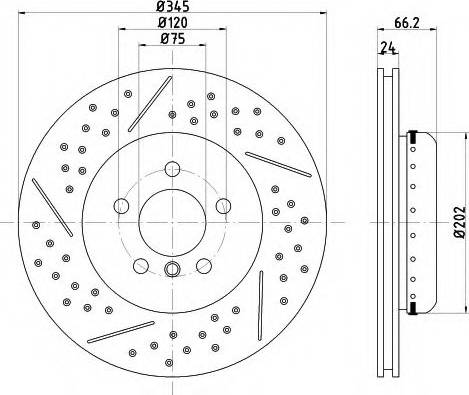 Mintex MDCB2578 - Kočioni disk www.molydon.hr