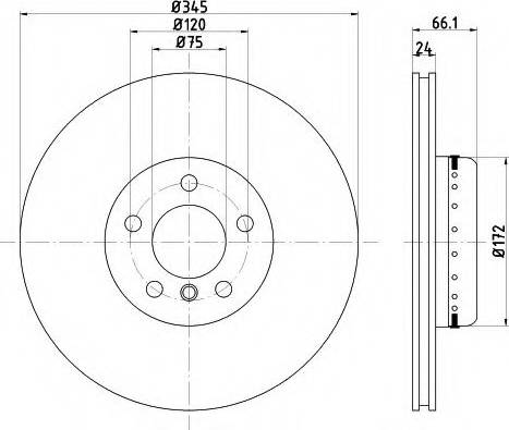 Mintex MDCB2573 - Kočioni disk www.molydon.hr