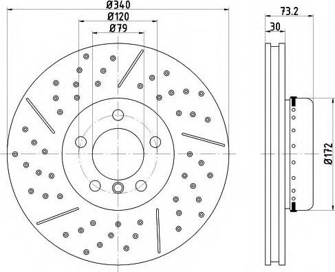 Mintex MDCB2572 - Kočioni disk www.molydon.hr