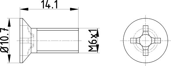 Mintex TPM0018 - Vijak, kočioni disk www.molydon.hr