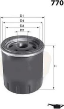MISFAT Z145 - Filter za ulje www.molydon.hr