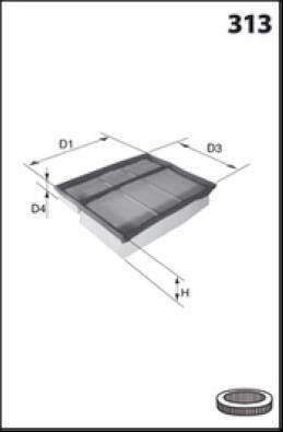 MISFAT P606A - Filter za zrak www.molydon.hr