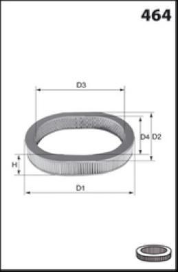 MISFAT R1203 - Filter za zrak www.molydon.hr