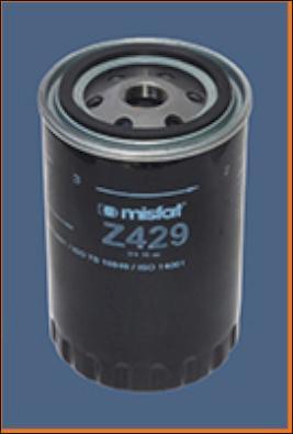 MISFAT Z429 - Filter za ulje www.molydon.hr